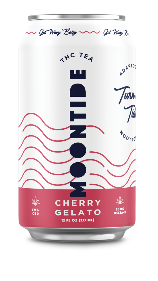 MOONTIDE (50mg) THC TEA "Cherry Gelato" 4PACK