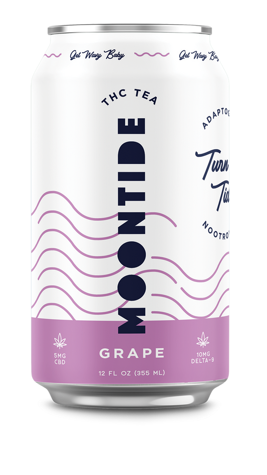 MOONTIDE (10mg) THC TEA "GRAPE" 4PACK