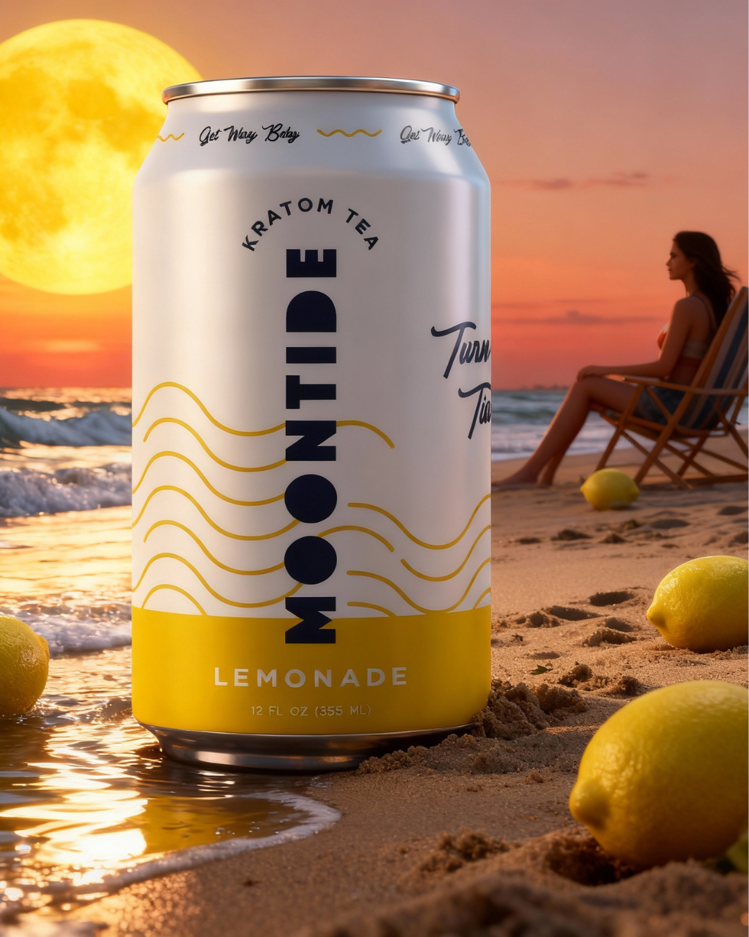 MOONTIDE KRATOM TEA "LEMONADE" 40MG 4PACK