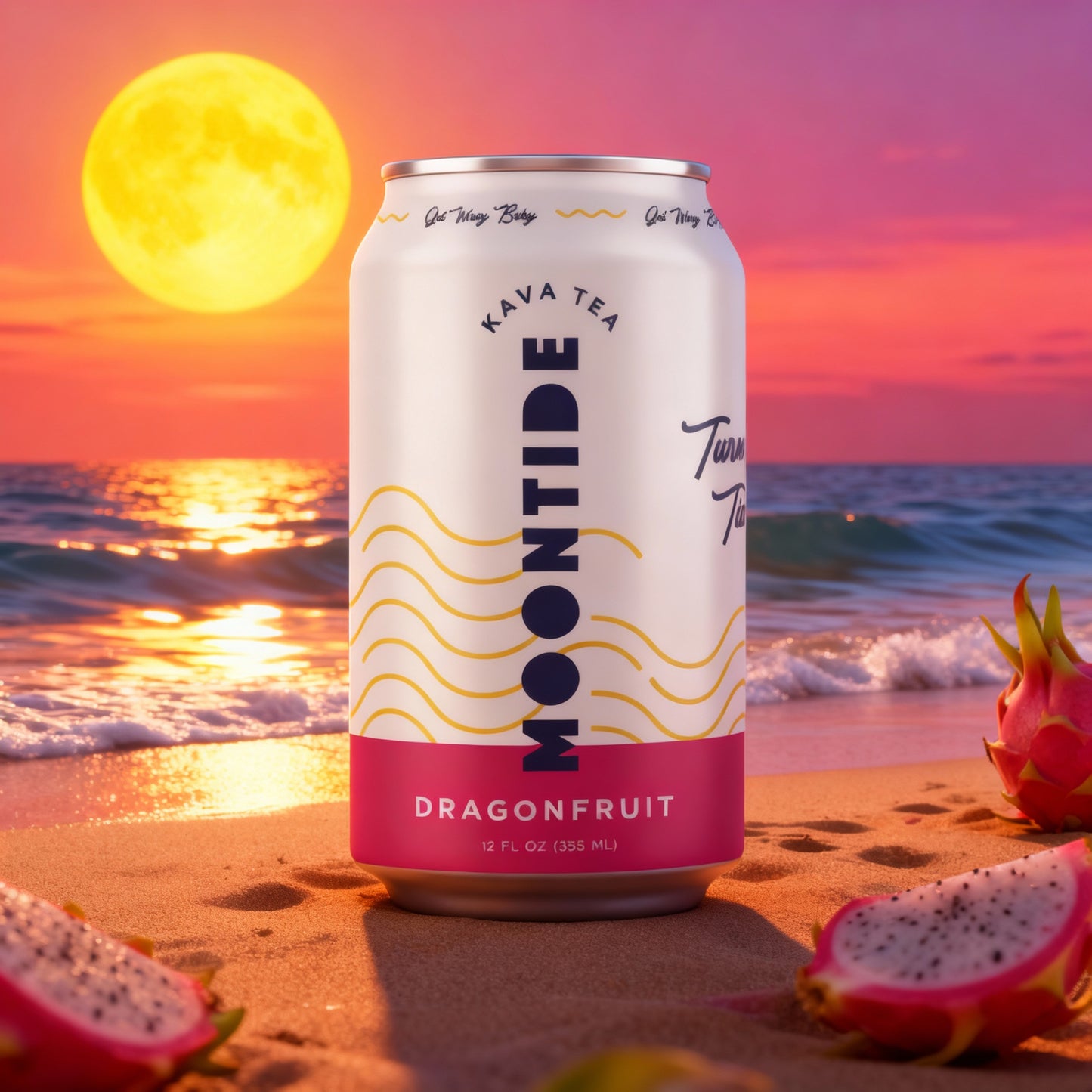 MOONTIDE KAVA TEA "DRAGON FRUIT" 125MG 4PACK