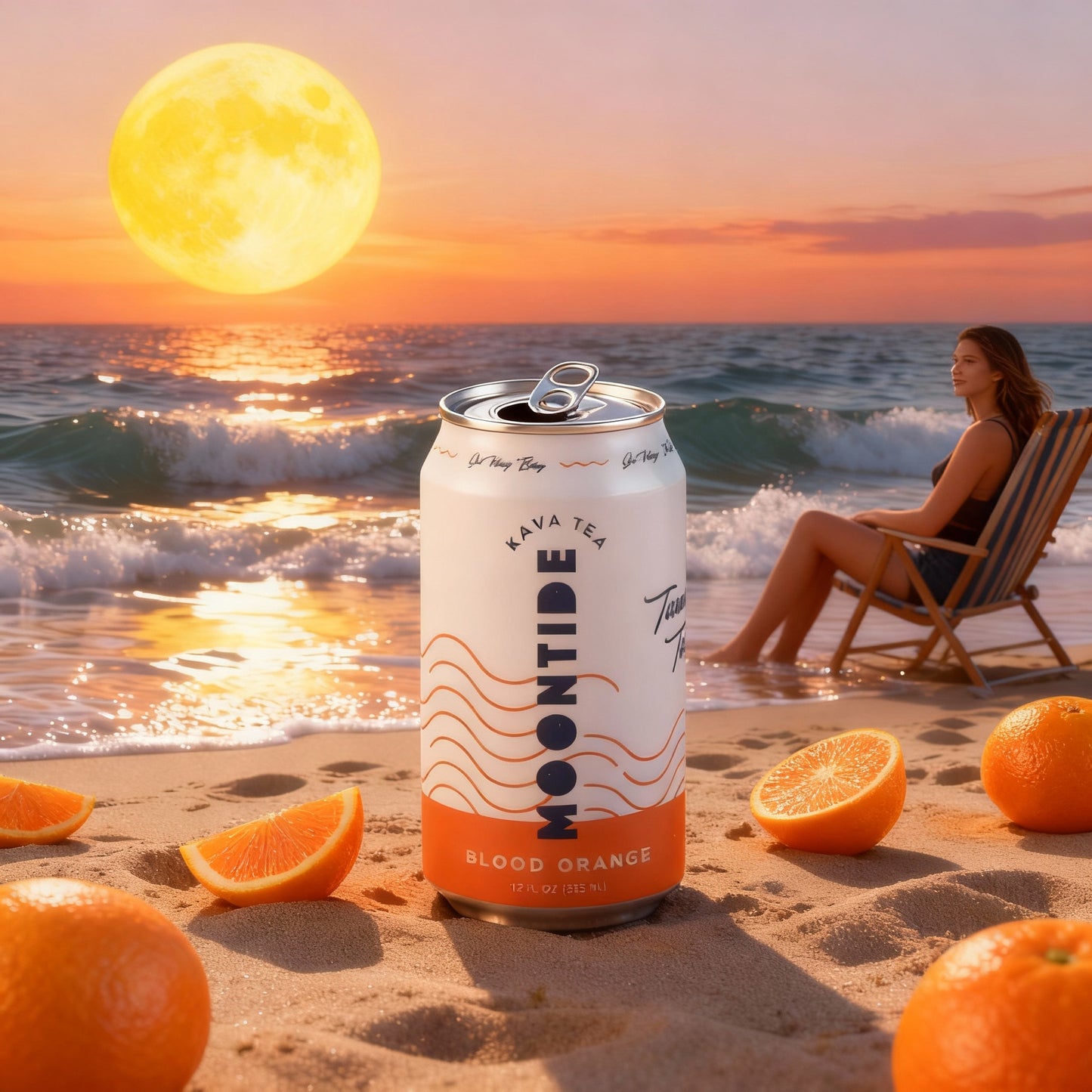 MOONTIDE KAVA TEA "BLOOD ORANGE" 500MG 4PACK