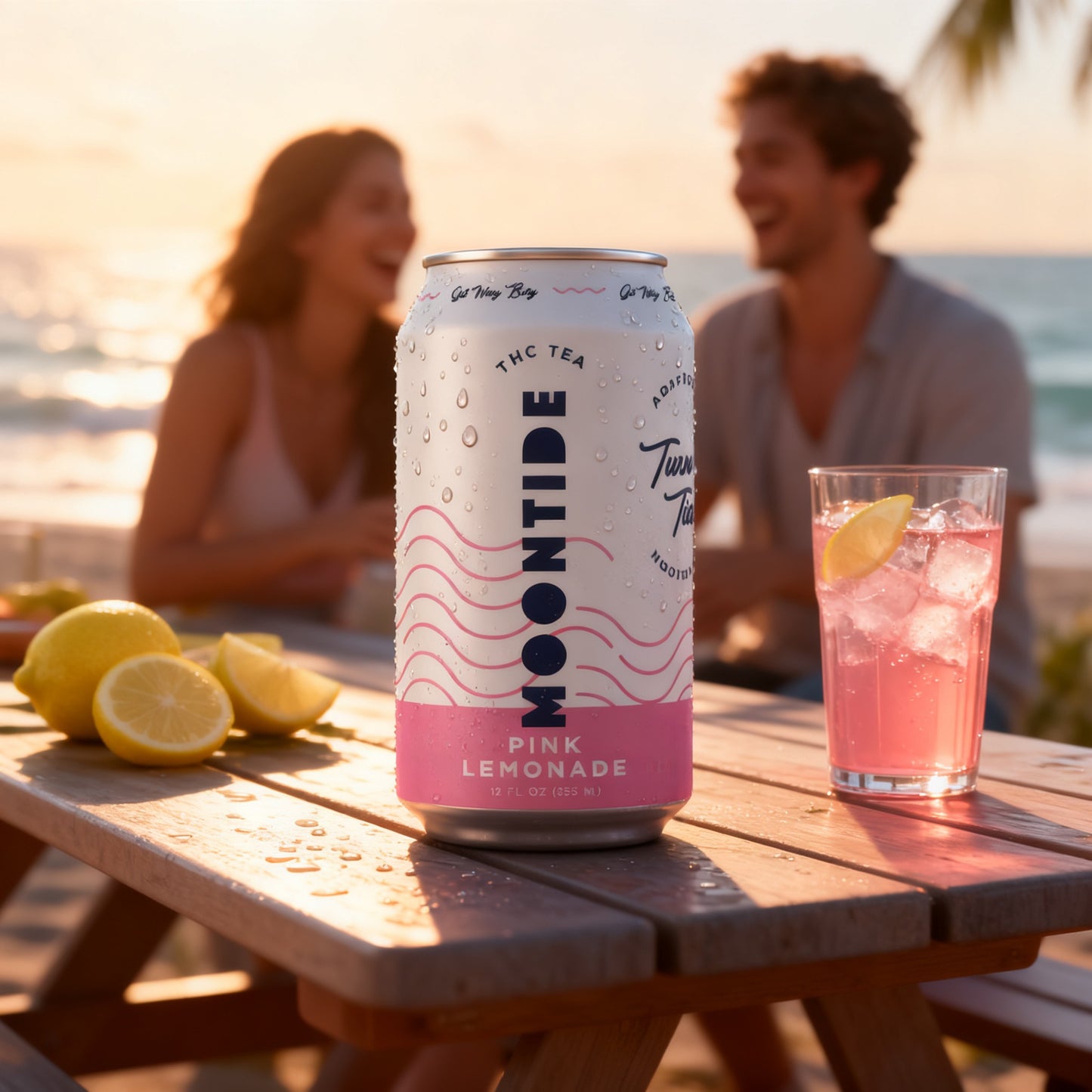 MOONTIDE (10mg) THC TEA "PINK LEMONADE" 4PACK